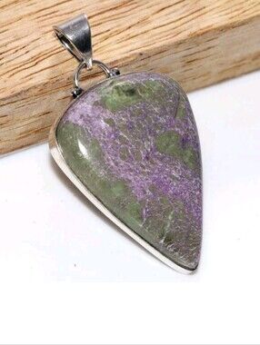 Atlantisite Gemstone Jewelry 925 Sterling Silver Handmade Pendant Necklace